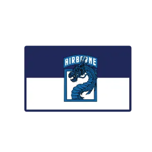 18th Airborne Remastered Unit Flag Sticker