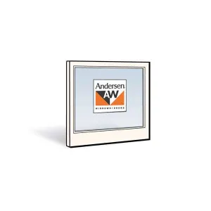 Andersen 2842 Lower Sash with White Exterior and Natural Pine Interior with Low-E4 Glass