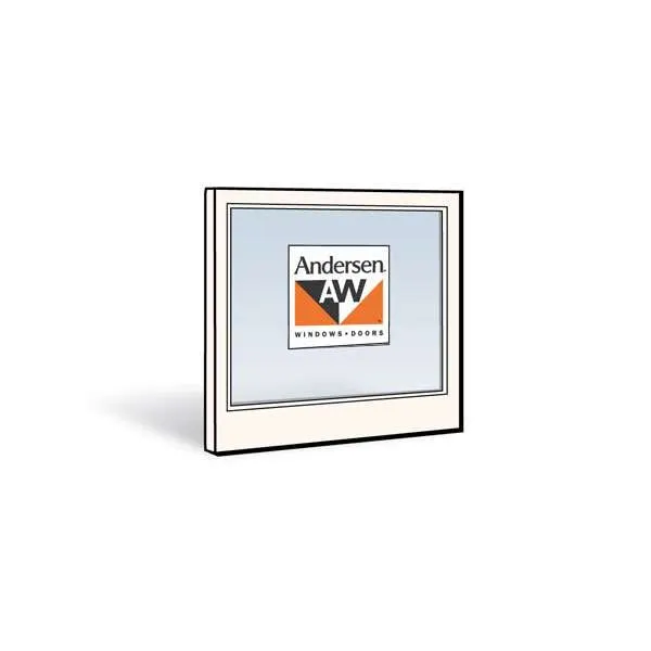 Andersen 2842 Lower Sash with White Exterior and Natural Pine Interior with Low-E4 Glass