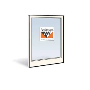 Andersen 2862 Lower Sash with White Exterior and White Interior with Low-E4 Tempered Glass