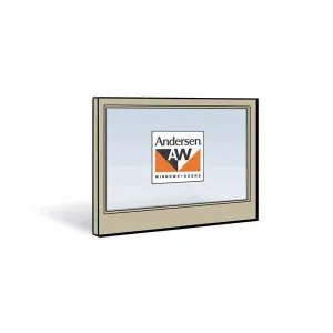 Andersen 30310 Lower Sash with Sandtone Exterior and Natural Pine Interior with Low-E4 Tempered Glass