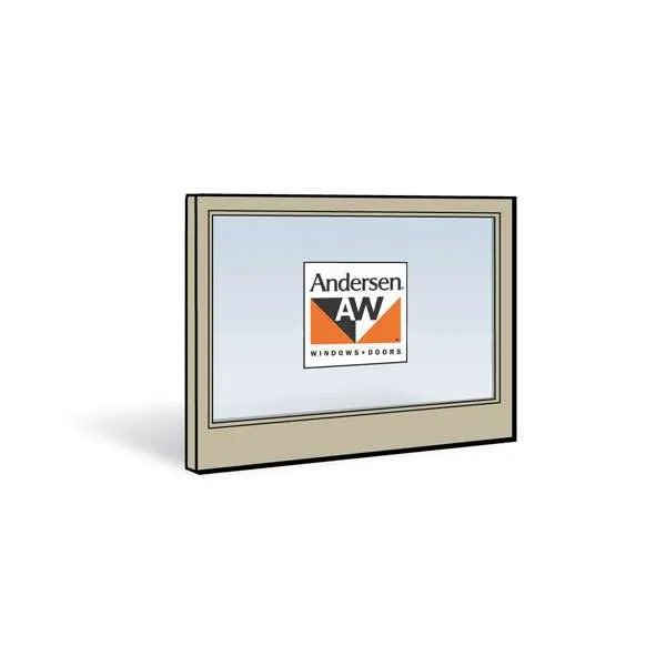 Andersen 30310 Lower Sash with Sandtone Exterior and Natural Pine Interior with Low-E4 Tempered Glass