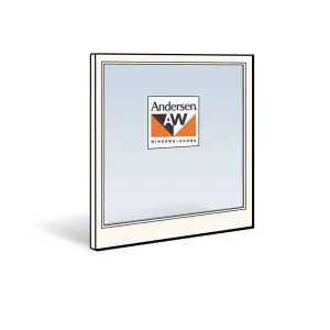 Andersen 3056C Lower Sash with White Exterior and White Interior with Low-E4 Tempered Glass