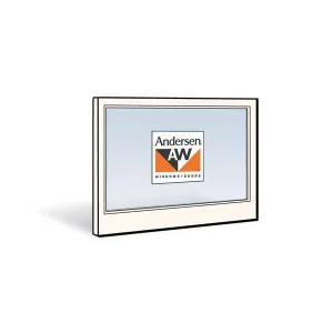 Andersen 3852 Lower Sash with White Exterior and Natural Pine Interior with Low-E4 Glass