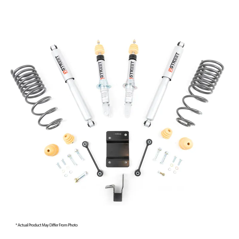 Belltech Lowering Kit - 2 in Front / 4 in Rear - Coil Springs / Shocks - Dodge Ram Fullsize Truck 2009-18 964SP