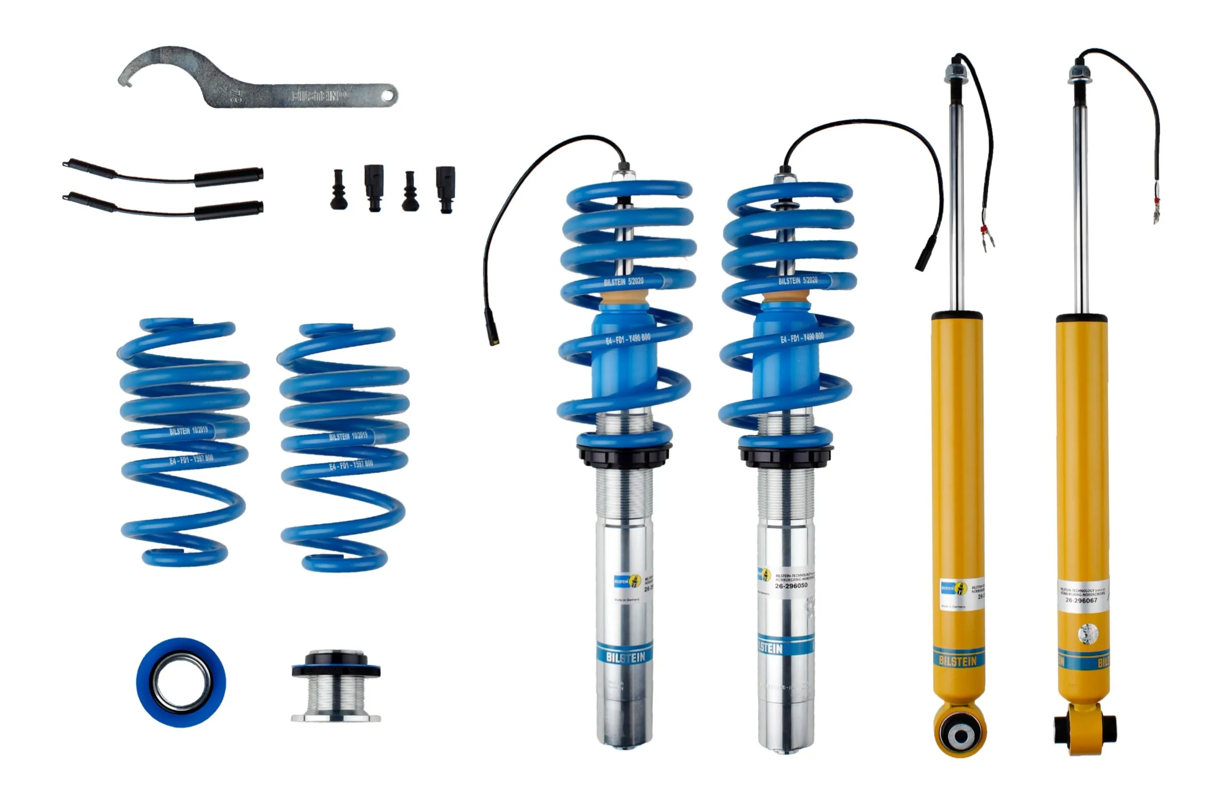 Bilstein B16 Coilovers Audi RS5 (18-19, 2021) [DampTronic] Front and Rear Kit - 49-290868