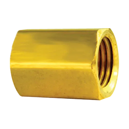 BL BLU-3B AGS Brass Brake Line Union 3/16" (3/8-24 Inverted)