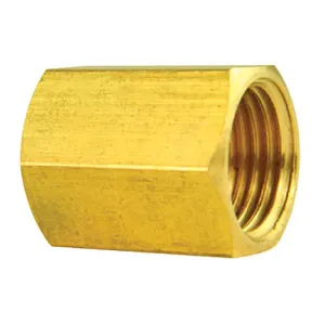 BL BLU-4B AGS Brass Brake Line Union 1/4" (7/16-24 Inverted)