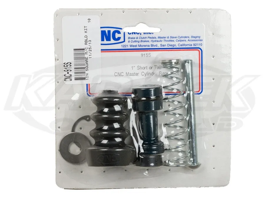 CNC 1" Short & Tall Master Cylinder Rebuild Kit For 1" Bore