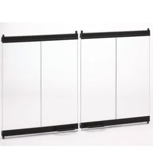 Comfort Flame BDB36 Bi-Fold Door, Aluminum/Glass :EA: QUANTITY: 1