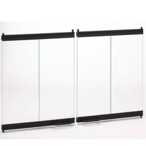Comfort Flame BDB42 Bi-Fold Door, Aluminum/Glass :EA: QUANTITY: 1