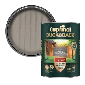 Cuprinol 5 Year Ducksback Fence & Shed Treatment - Misty Heathland