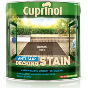 Cuprinol Anti-Slip Decking Stain - Boston Teak