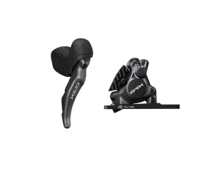 DISC BRAKE ASSEMBLED SET/J-KIT DIRECT, GRX, ST-RX820(R), BR-RX820(R) FOR 25MM MNT, RESIN (W/FIN), SL INNER 2200/1700MM HOSE (SM-BH90 BLACK), OT-SP41 600/300MM