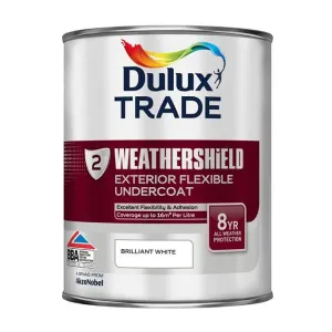 Dulux Trade Weathershield Flexible Exterior Undercoat Dark Grey