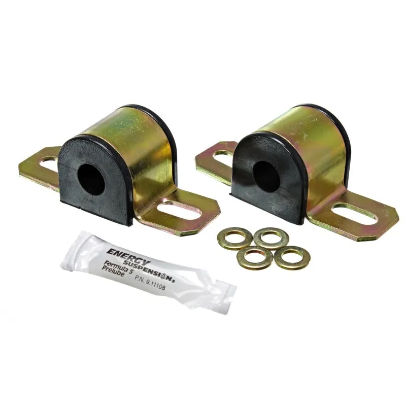 Energy Suspension Hyper-Flex Rear Sway Bar Bushing - 7/16 in Bar - Black/Cadmium (Pair)
