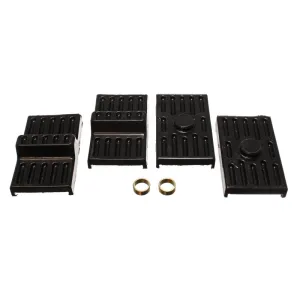Energy Suspension Leaf Spring Pad Set - Multi-Leaf - Black - Chevy, Pontiac, Camaro, Firebird (Pair)