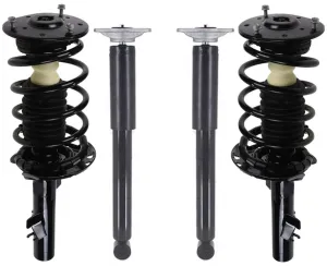 Front Complete Struts W/ Spring & Rear Complete Shocks For Volvo XC70 2008-2016