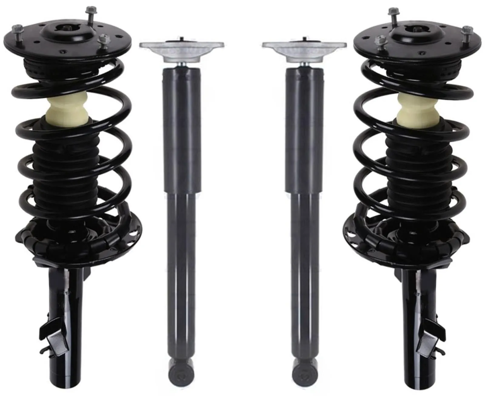 Front Complete Struts W/ Spring & Rear Complete Shocks For Volvo XC70 2008-2016