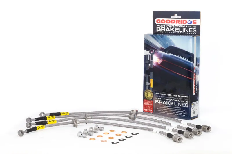 Goodridge Stainless Steel Brake Line Kit - 82-12/85 Toyota Supra - 21111