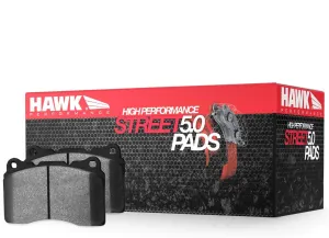 Hawk HPS 5.0 Front Brake Pads for 2017  Civic Type R, 04-17 STi, 03  EVO