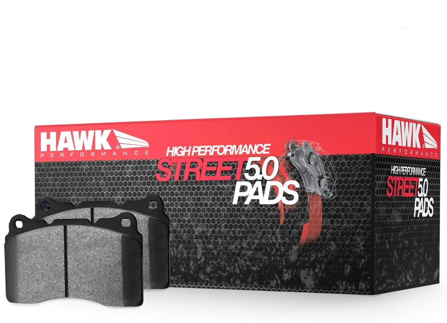 Hawk HPS 5.0 Front Brake Pads for 2017  Civic Type R, 04-17 STi, 03  EVO