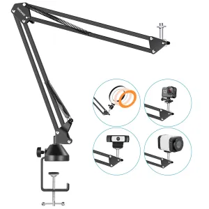 NEEWER Adjustable Suspension Boom Desktop Clamp