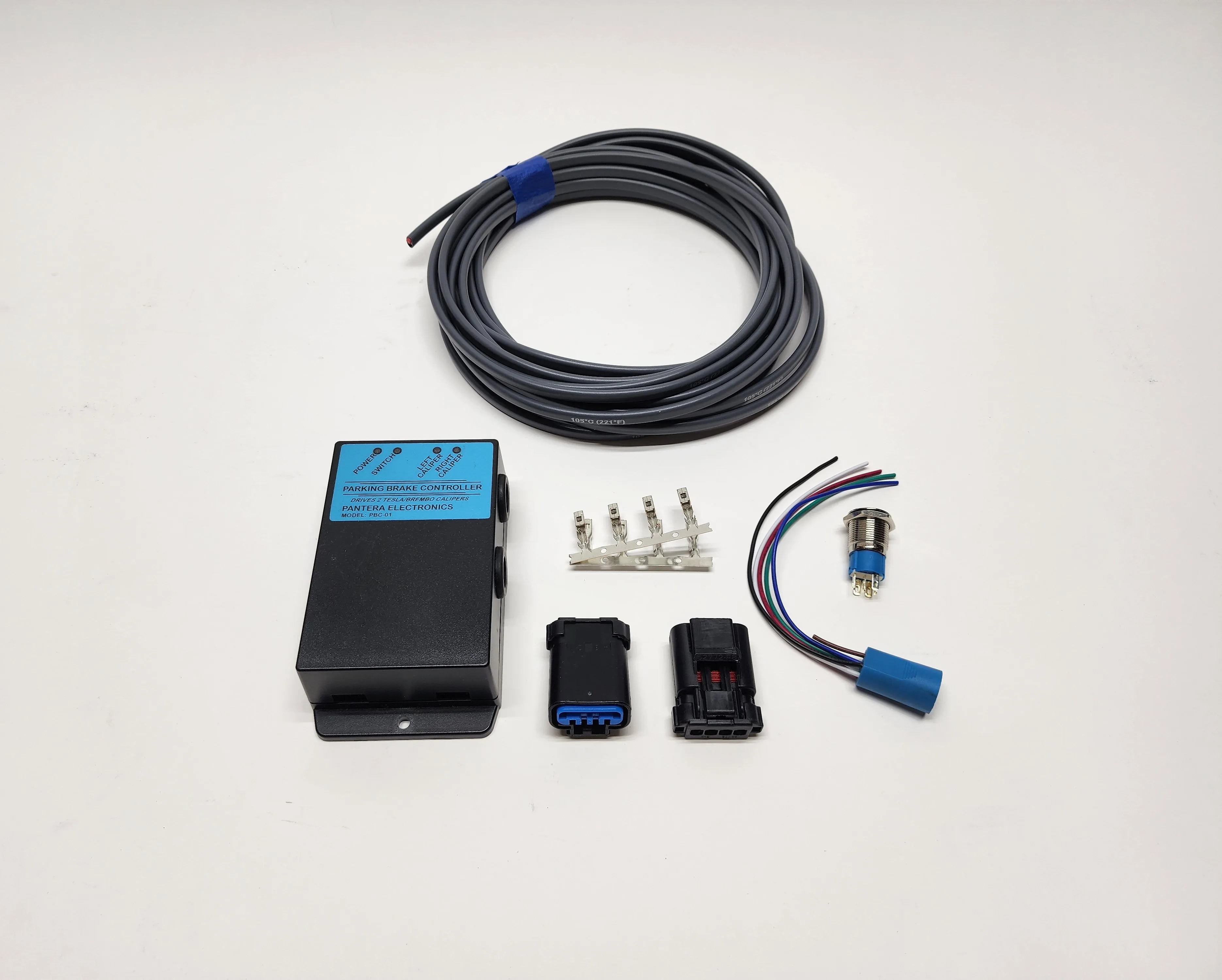 Parking Brake Controller Kit with Reclaimed Model S Calipers