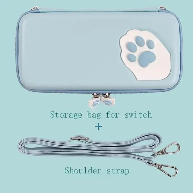 Pastel Series Cat Paw Carrying Case - Nintendo Switch/Switch OLED