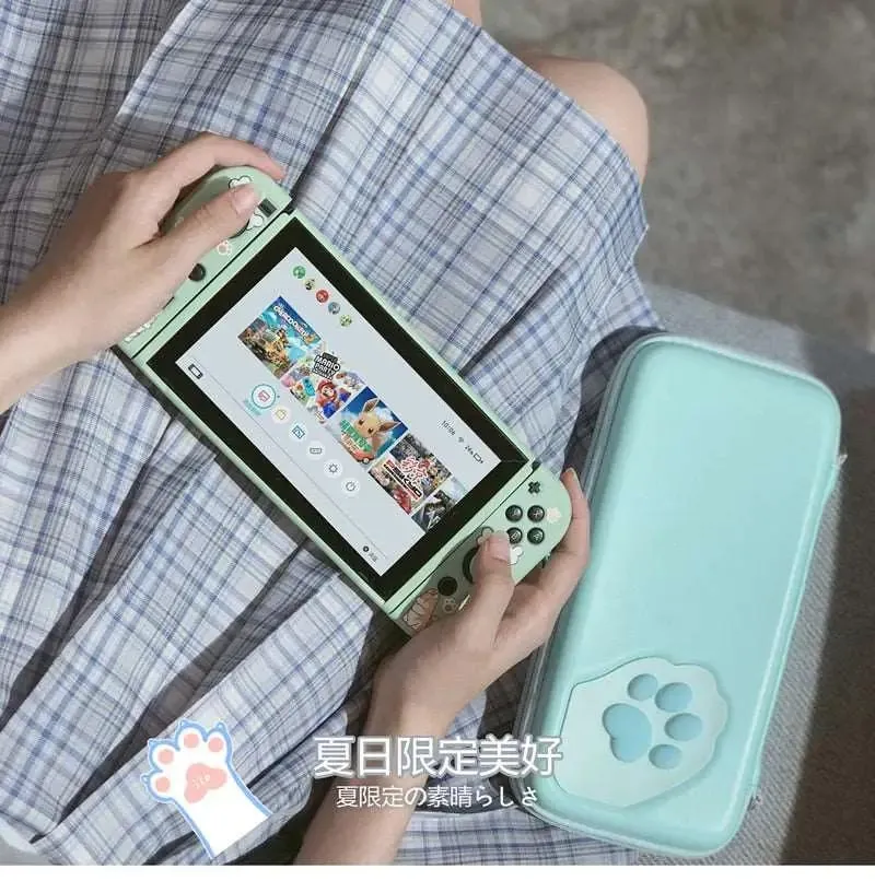 Pastel Series Cat Paw Carrying Case - Nintendo Switch/Switch OLED