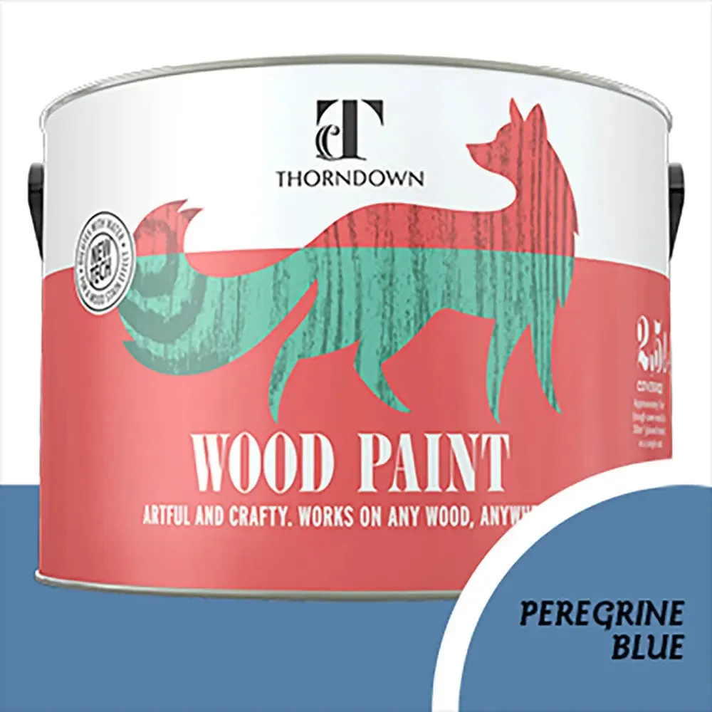 Peregrine Blue Wood Paint