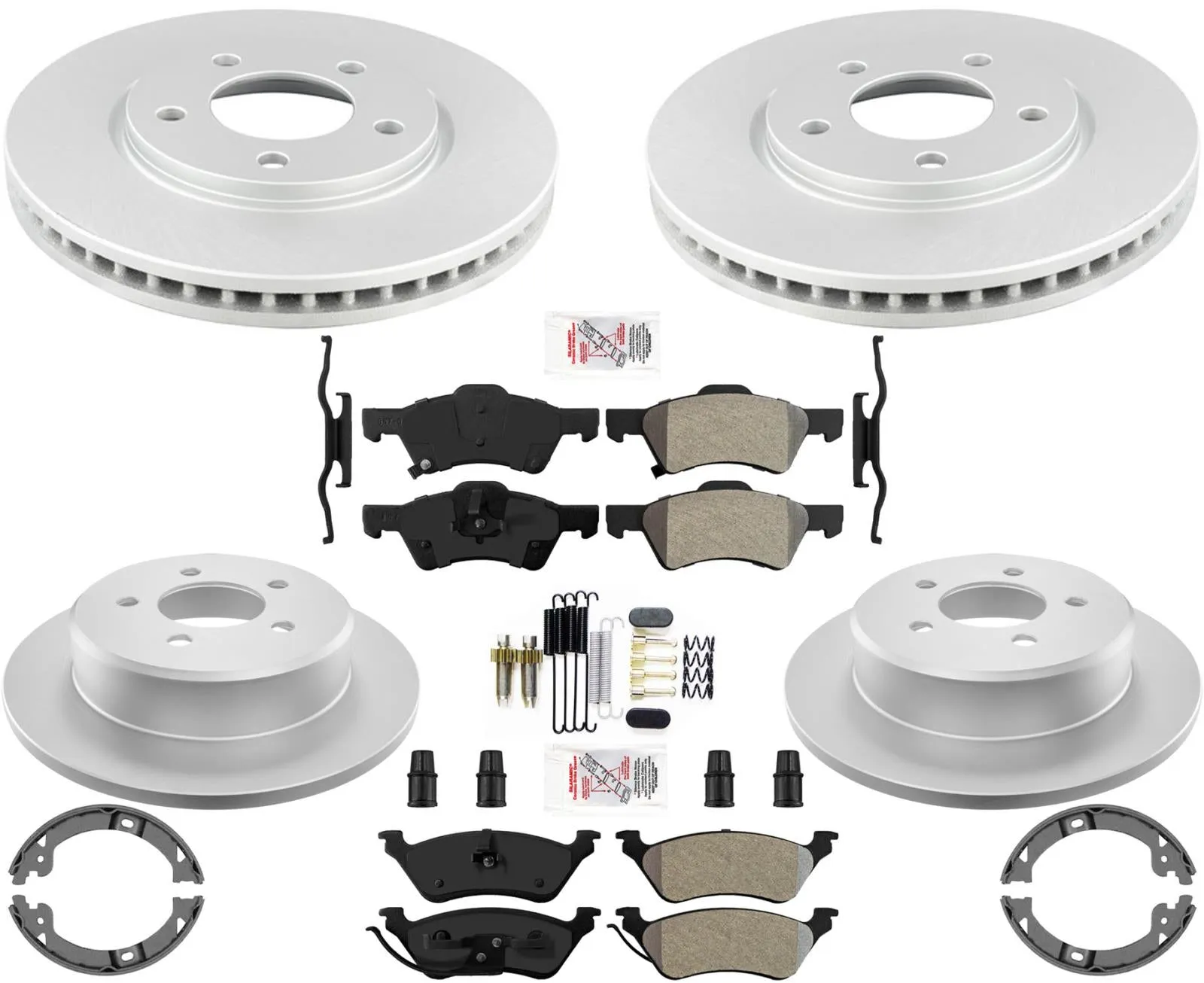 Performance Disc Brake Rotors Brake Pads For Chrysler Town & Country 2001-2007