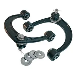 SPC Performance Control Arm - Adjustable - Upper - Steel/Rubber Bushings - Steel - Black Paint - Toyota Tacoma 2005-19 (Pair)