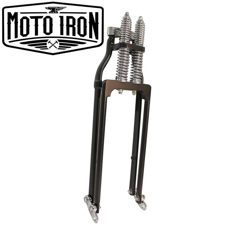 Springer Front End  6" Over Black fits Harley Davidson