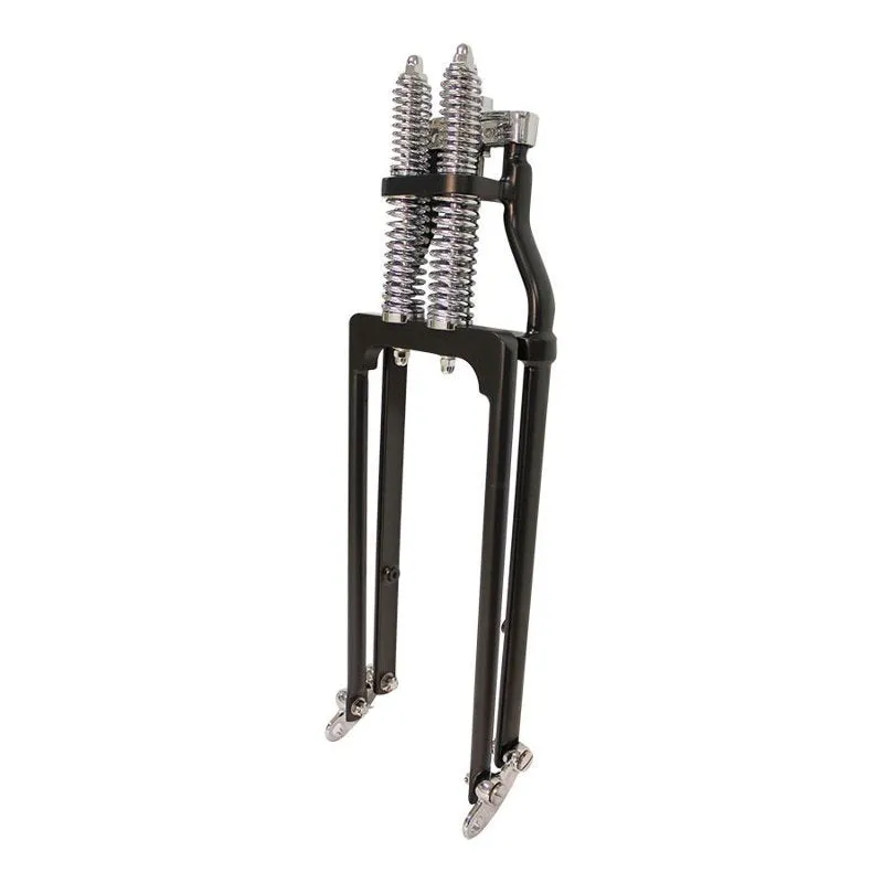 Springer Front End  6" Over Black fits Harley Davidson