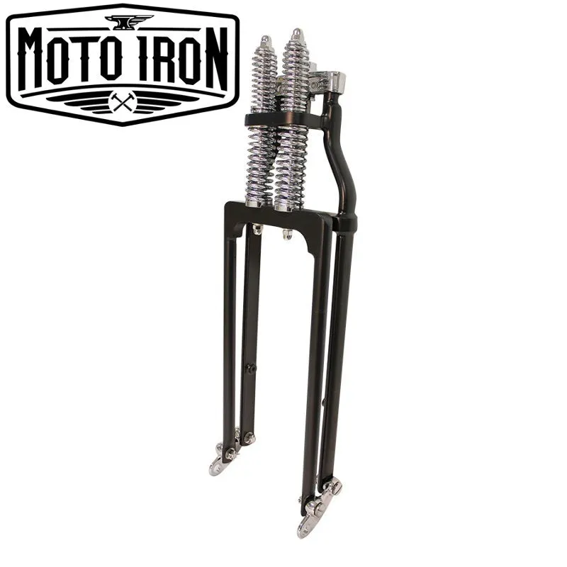 Springer Front End  6" Over Black fits Harley Davidson