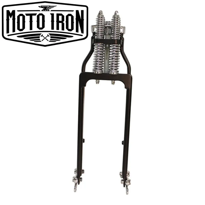 Springer Front End  6" Over Black fits Harley Davidson