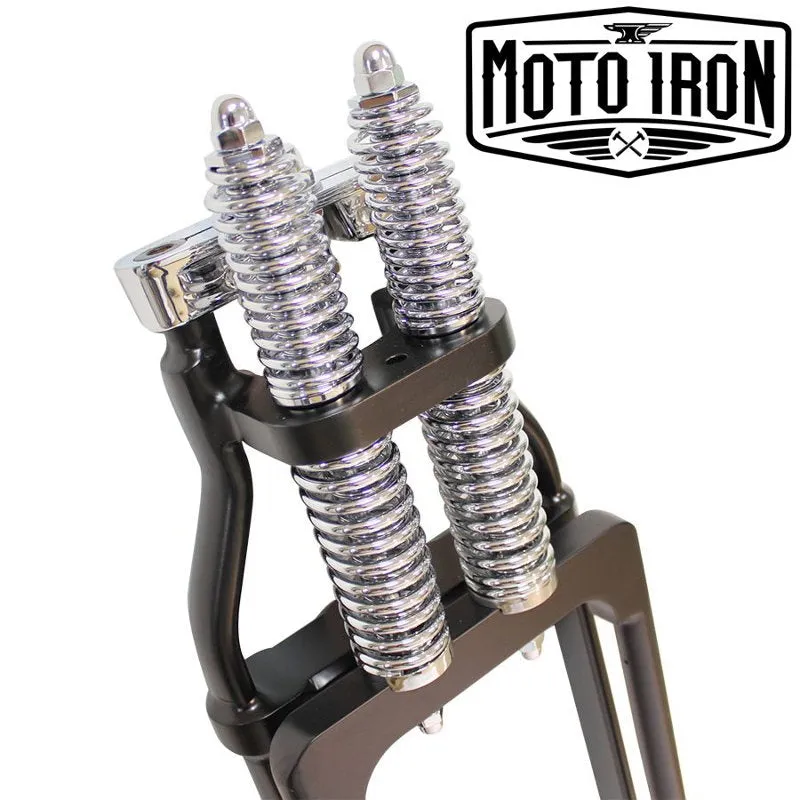 Springer Front End  6" Over Black fits Harley Davidson