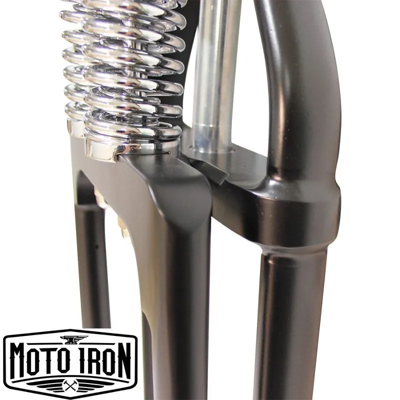 Springer Front End  6" Over Black fits Harley Davidson