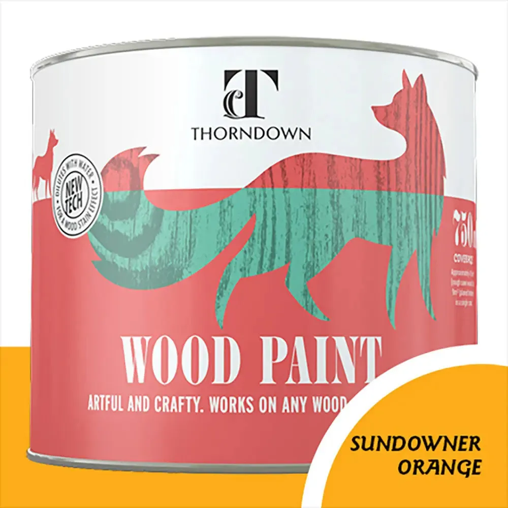 Sundowner Orange Wood Paint