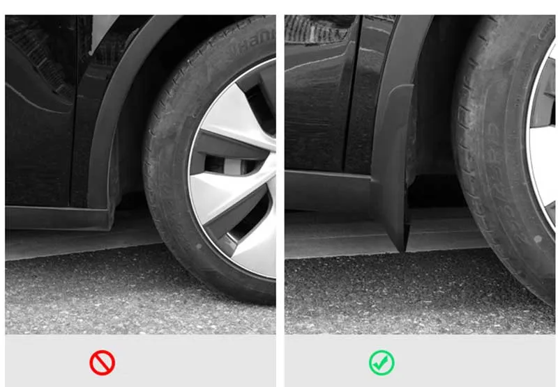 TAPTES® Mud Flaps for Tesla Model Y 2020 2021 2022 2023 2024, Set of 4pcs