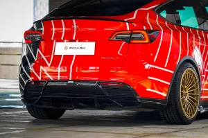TESERY Carbon Fiber Rear Bump Diffuser for Tesla Model Y