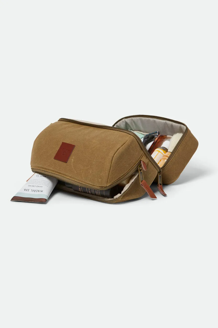 Traveler Dopp Kit - Olive Brown