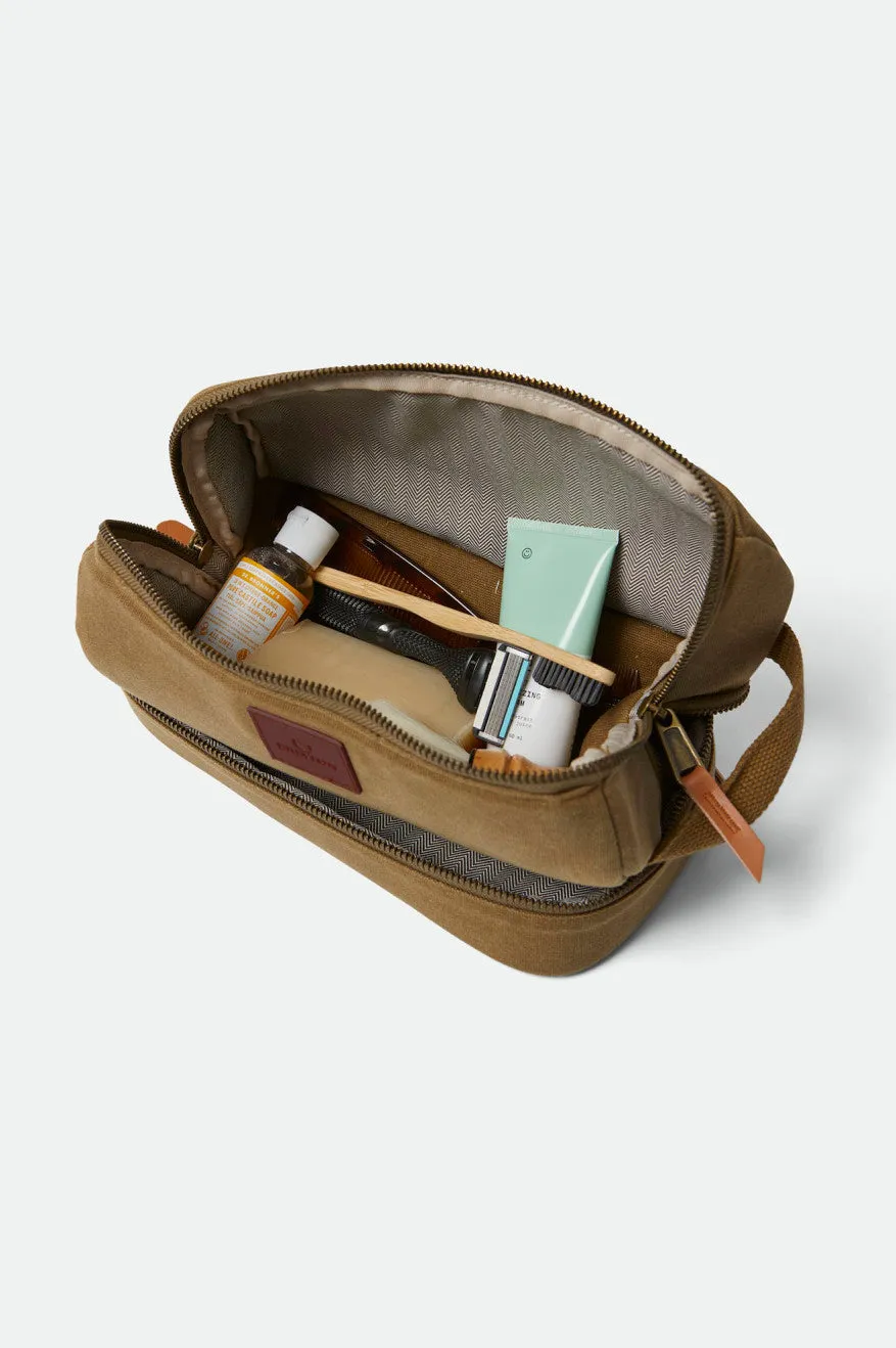 Traveler Dopp Kit - Olive Brown