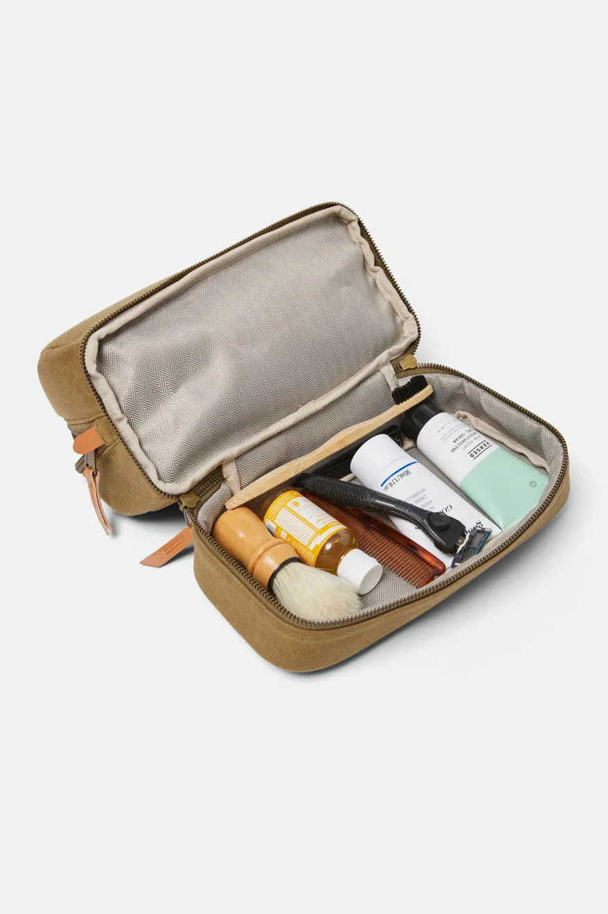 Traveler Dopp Kit - Olive Brown