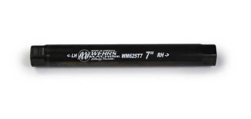Wehrs Machine Bent Suspension Tube - 7/8" OD - 7" Long - 5/8-18" Female Threads - Steel - Black Oxide