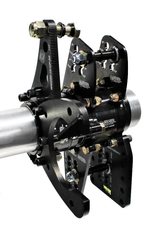 Wehrs Machine Birdcage - Driver Side - Rear - Double Sheer - Zero Index - Hardware/Clamp Rings - Steel - Black Powder Coat - Universal