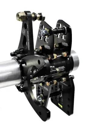 Wehrs Machine Birdcage - Driver Side - Rear - Double Sheer - Zero Index - Hardware/Clamp Rings - Steel - Black Powder Coat - Universal